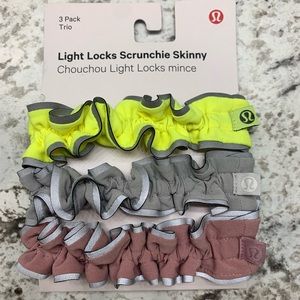 lululemon Light Locks Scrunchie Skinny NWT